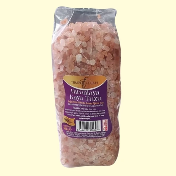 Tempofresh Himalaya granür tuz 500 gr. - 2