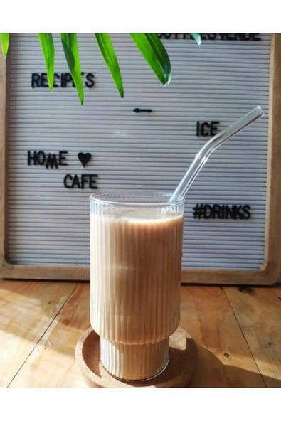 400 ML Isıya Dayanıklı Borosilikat Origami Stil Bardak - Borosilikat Bardak 1 Adet - 2