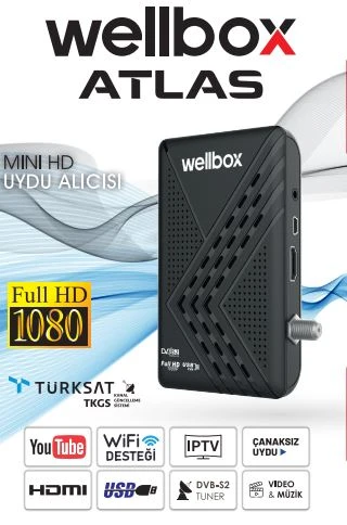 Wellbox Mini Full HD Uydu Alıcısı - Resim 2