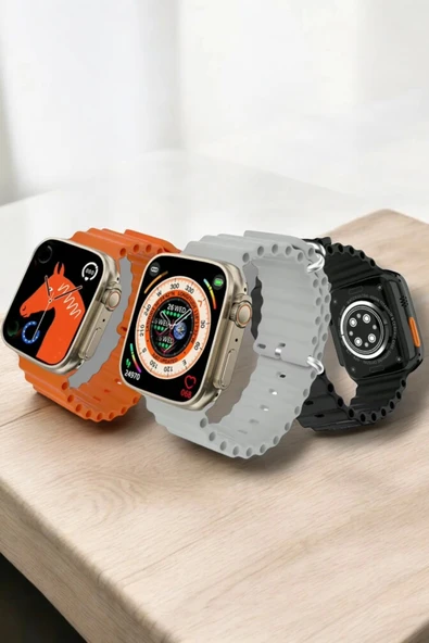 Kablosuz Şarjlı, Çağrı ve Müzik Kontrolü Sağlayan Akıllı Saat - Resim 5