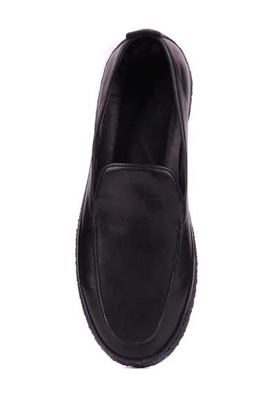 Shoetyle - Siyah Hakiki Deri Erkek Günlük Ayakkabı 666-1099 - 6