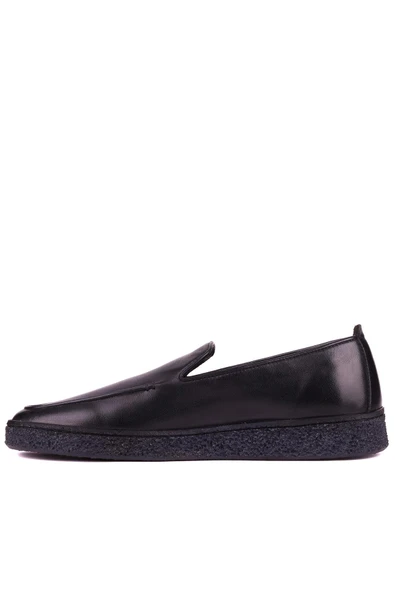 Shoetyle - Siyah Hakiki Deri Erkek Günlük Ayakkabı 666-1099 - 4