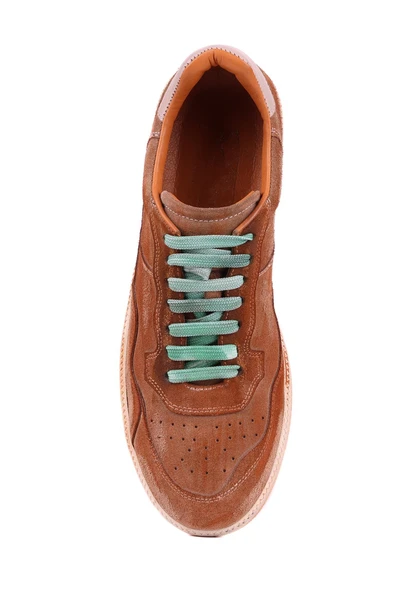 Shoetyle - Taba Hakiki Süet Bağcıklı Erkek Sneaker 666-39 - Resim 6