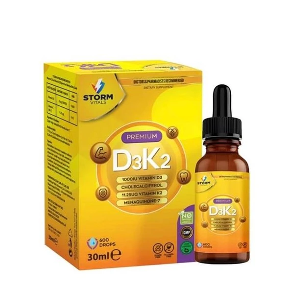 Storm Vitals Premium D3K2 30ml ürün görseli