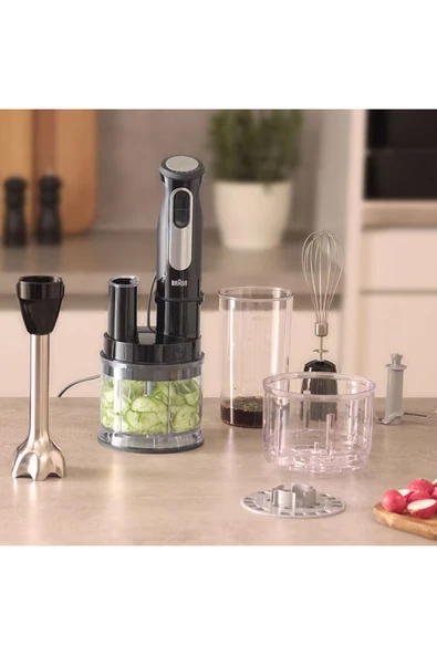Braun Multiquick Serisi 5 Pro MQ55755MBK El Blender Seti - Siyah - 2