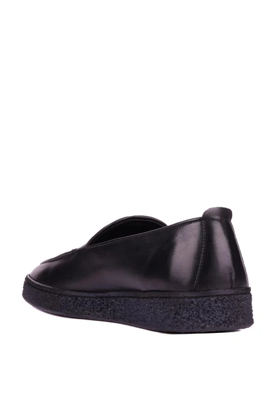 Shoetyle - Siyah Hakiki Deri Erkek Günlük Ayakkabı 666-1099 - 5