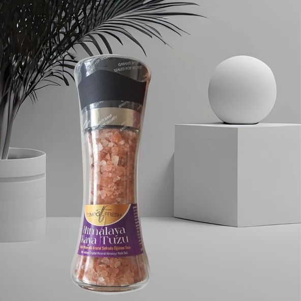 Tempofresh Himalaya Tuzu Tuz Değirmeni ve Himalaya Tuzu 240 gr. - 4