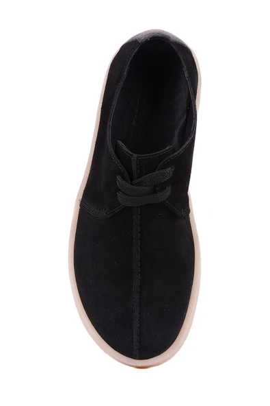 Shoetyle - Siyah Hakiki Süet Bağcıklı Erkek Günlük Ayakkabı 666-21 - Resim 6