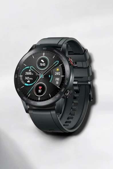 NFC ve Kablosuz Şarjlı Akıllı Saat EKG, Nabız & Spor Modları ile iOS ve Android Uyumlu - 4