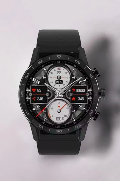 Suya Dayanıklı Dokunmatik Akıllı Saat Bluetooth 5.0, Sesli Asistan ve Sağlık Takibi - Resim 3