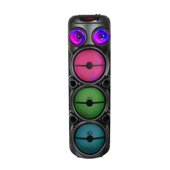 Zore GD-2887 Dijital LED Göstergeli Mikrofonlu RGB TWS 8 inç Stereo Bass Kablosuz Karaoke Hoparlör