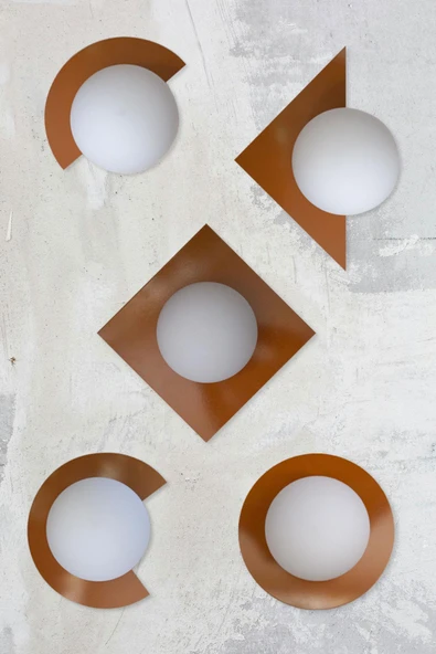 D-light Dünya Aplik Kahverengi - 2