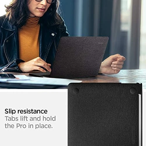 Spigen MacBook Pro 14" M2 (2023) / M1 (2021) Kılıf Thin Fit Black - 070CS25965 - Resim 2