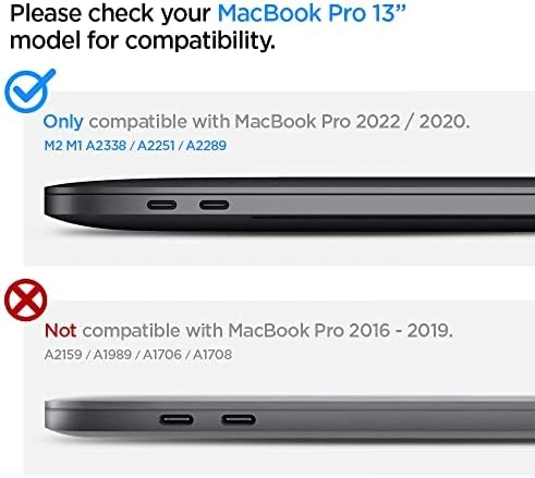 Spigen MacBook Pro 14" M2 (2023) / M1 (2021) Kılıf Thin Fit Black - 070CS25965 - Resim 6