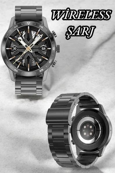 Suya Dayanıklı Dokunmatik Akıllı Saat Bluetooth 5.0, Sesli Asistan ve Sağlık Takibi - Resim 5