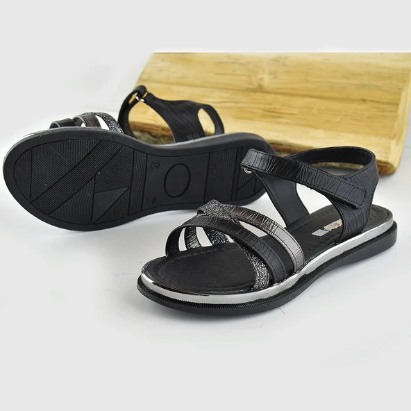 665e Ortopedik Taban Kız Çocuk Sandalet Terlik Düğün Abiye Gündelik Vetta - 8