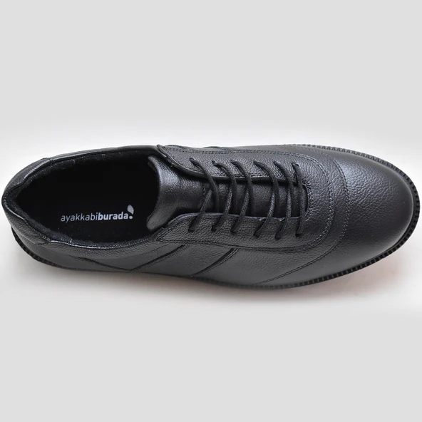 Ayakkabiburada 1050 Ortopedik Taban Hakiki Deri Erkek Kışlık Ayakkabı - Resim 4