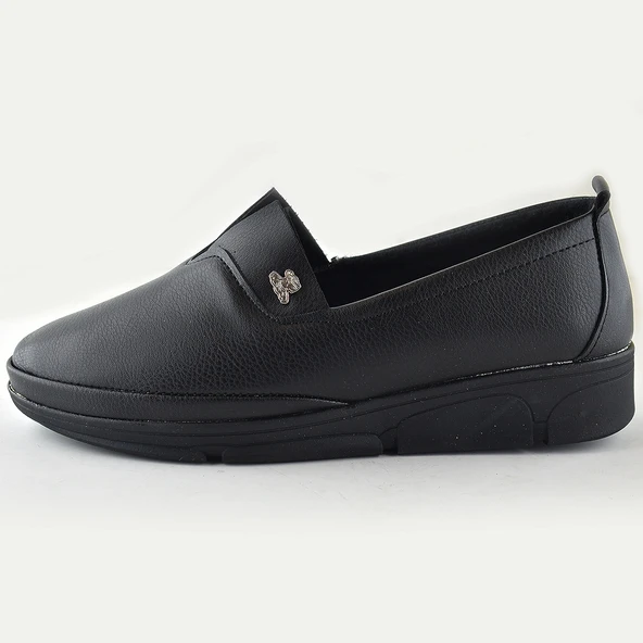 5489 Full Ortopedik Taban Günlük Kadın Ayakkabı Kışlık Yumuşak Ayakkabı Sln - 2