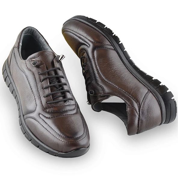 909 Tam Ortopedik Taban Hakiki Deri Erkek Ayakkabı Kadın Ayakkabı Kaymaz Taban Unisex Ayakkabı Lastikli Bağcık - 11