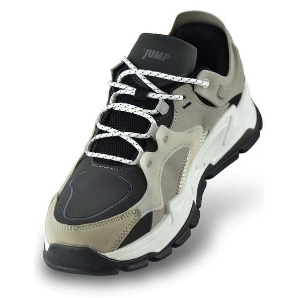 2910 Tam Ortopedik Taban Günlük Erkek Spor Ayakkabı Kalın Taban Suya Dayanıklı Cilt Malzeme - 2