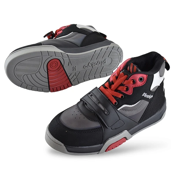 İstanbul Ortopedik Bağcıklı Cırtlı Unisex Çocuk Bot Ayakkabı Kışlık Çocuk Bot - 2