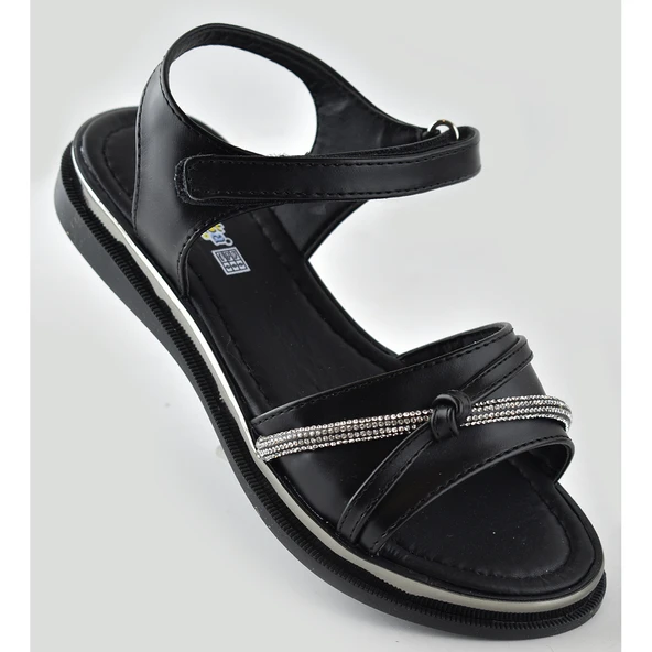 667e Ortopedik Taban Kız Çocuk Sandalet Terlik Düğün Abiye Gündelik Vetta - 6