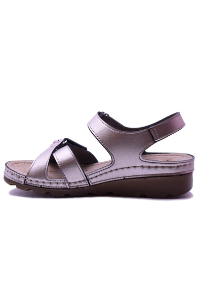 Carlaverde 160107 Anatomik Rahat Siyah Kadın Sandalet - 3