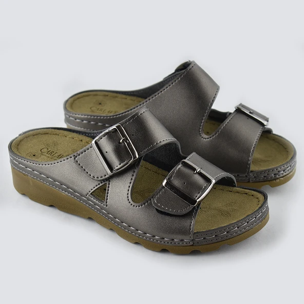 160117 Carlaverde Tam Ortopedik Kadın Terlik  Günlük Kadın Terlik - 6