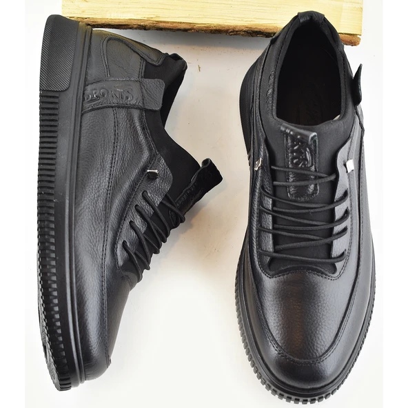 856p Tam Ortopedik Taban KOMPLE HAKİKİ DERİ Erkek Kışlık Ayakkabı - 8