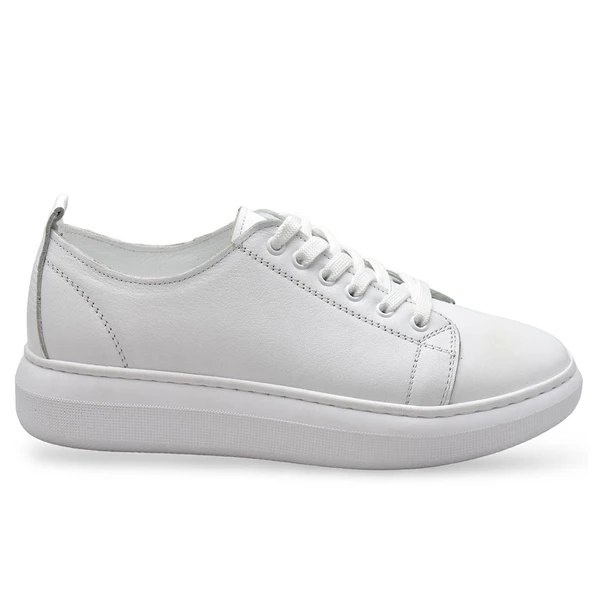 764  Full Ortopedik Taban Hakiki Deri Günlük Kadın Ayakkabı Kadın Sneakers - 11