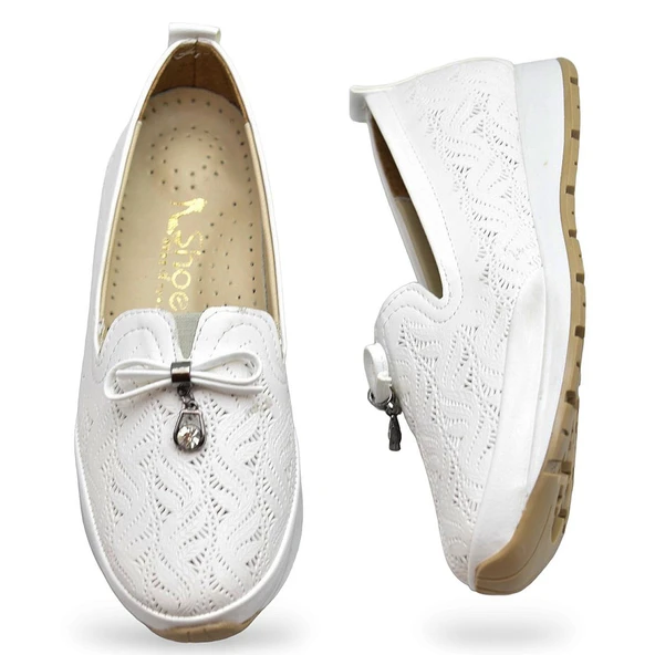 230E Rahat Ortopedik Taban Günlük Kadın Ayakkabı Babet Kadın Yazlık Ayakkabı - 9