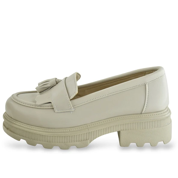 325SZ Rahat Taban Jorjik Günlük Kadın Laofer Ayakkabı Babet Kadın Ayakkabı - 10