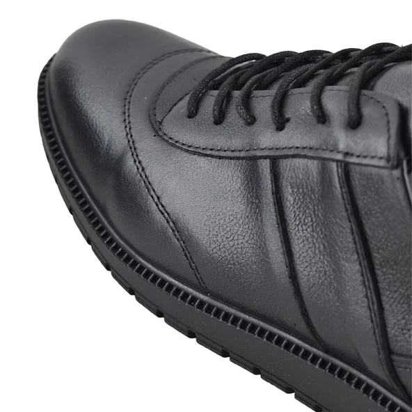 1050 Ortopedik Taban Hakiki Deri Erkek Ayakkabı Kışlık-Mevsimlik Kaymaz Taban - 4