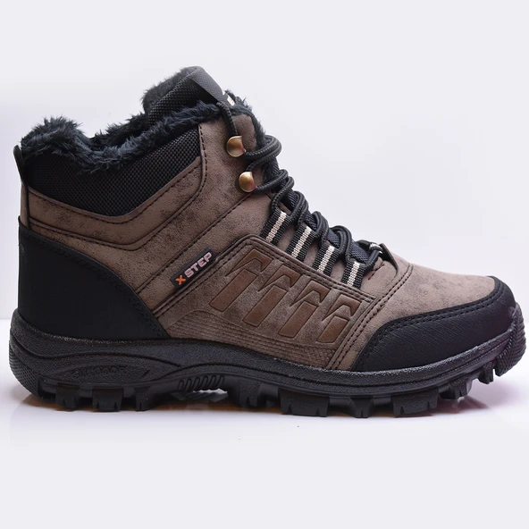 X6 Ortopedik Kaymaz Taban Kürklü Erkek Bot Outdoor Bot - 9