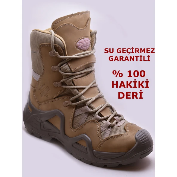 Scooter 1490 Ortopedik SU GEÇİRMEZ Deri Askeri Erkek Bot (40-45) - 6