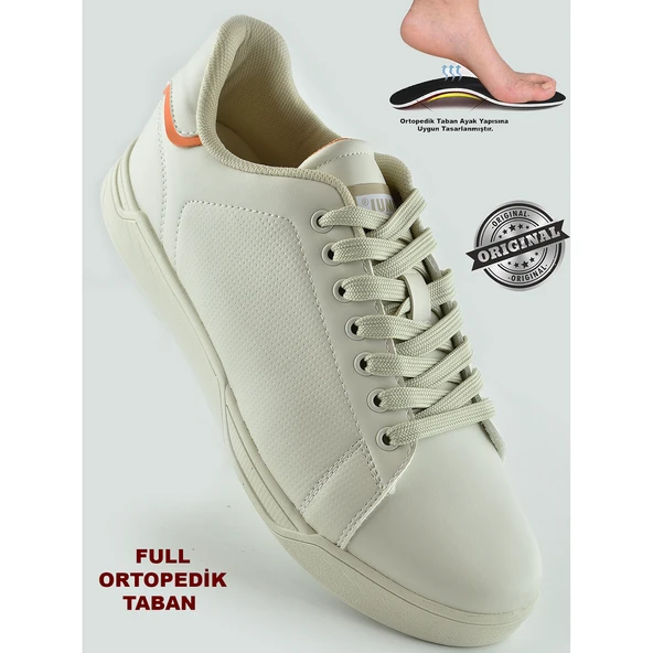 Jump 27974 Ortopedik Cilt malzeme Suya Dayanıklı Erkek Spor Ayakkabı