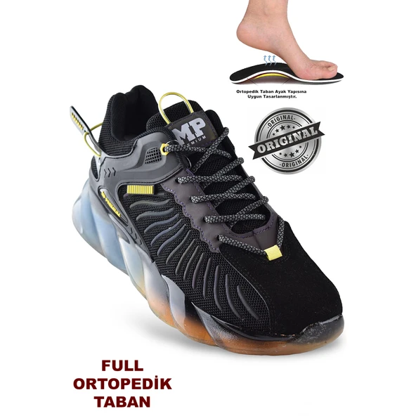 Tam Ortopedik Taban Günlük Erkek Spor Ayakkabı Geniş Taban ULTRA Comfort Mp 1229 - 6
