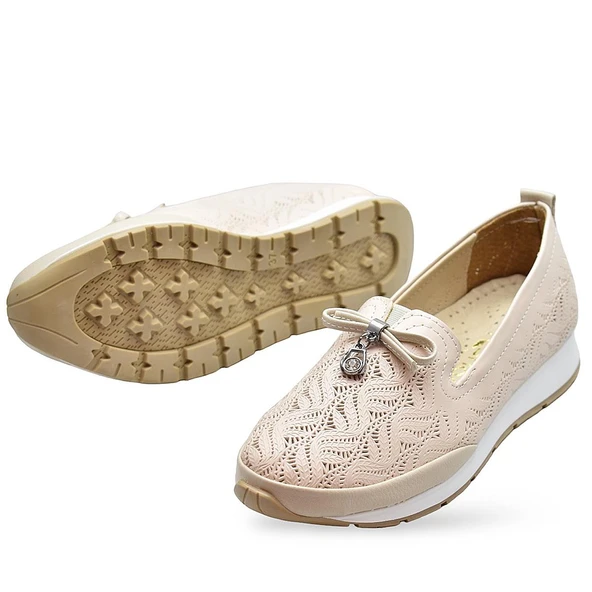 230E Rahat Ortopedik Taban Günlük Kadın Ayakkabı Babet Kadın Yazlık Ayakkabı - 4