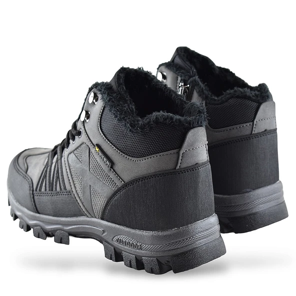 K8 Tam Ortopedik Taban Outdoor Kışlık Erkek Bot Ayakkabı Kaymaz Taban - 6