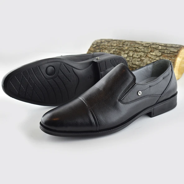 3572 Tam Ortopedik Taban Hakiki Deri Erkek Ayakkabı Hava Süspansüyonlu - 3