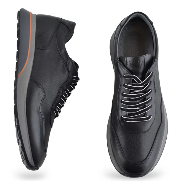 1216-2 Tam Ortopedik Taban Hakiki Gerçek Deri Erkek Ayakkabı Günlük Erkek Deri Ayakkabı - 4