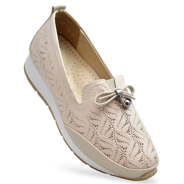 230E Rahat Ortopedik Taban Günlük Kadın Ayakkabı Babet Kadın Yazlık Ayakkabı