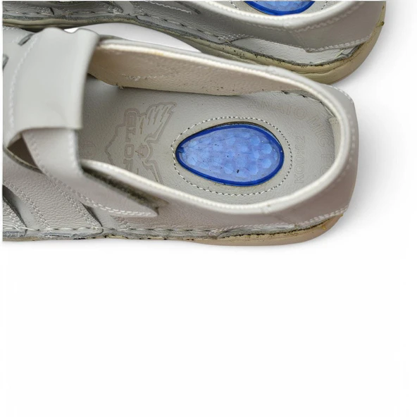 Ayakkabiburada  033 Günlük Hakiki Deri Erkek Sandalet Ayakkabı - 9