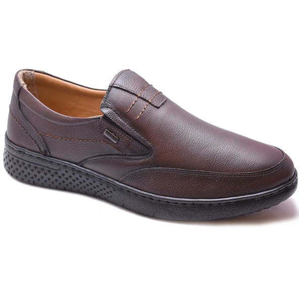 7575 Ortopedik Yumuşak Deri Mevsimlik Kışlık Erkek Ayakkabı (40-45) - 10