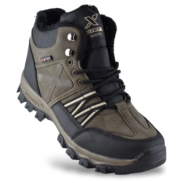 K8 Tam Ortopedik Taban Outdoor Kışlık Erkek Bot Ayakkabı Kaymaz Taban - 12