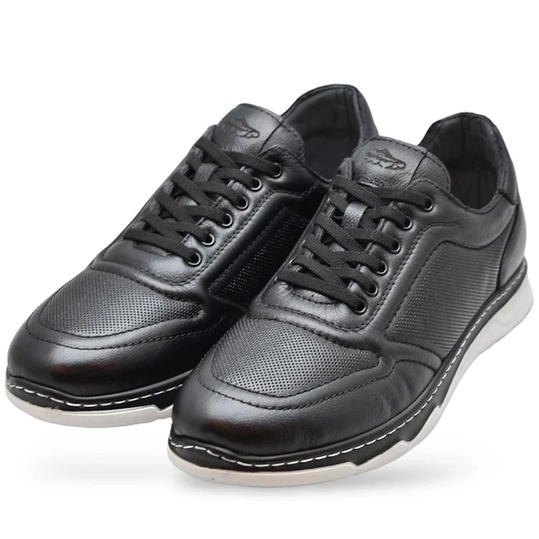 5320 Tam Ortopedik Taban Hakiki Deri Erkek Ayakkabı Hafif Poli Taban - 4