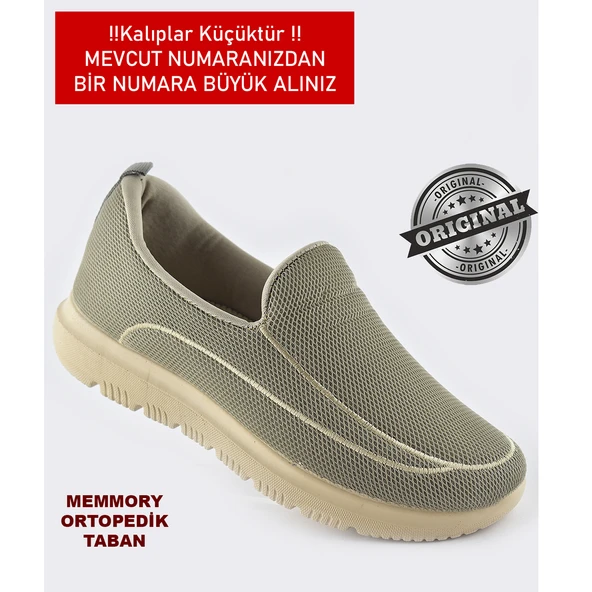 9090 Tam Ortopedik Hafif Taban Erkek Spor Ayakkabı Yazlık Hafif Taban Eva - 9