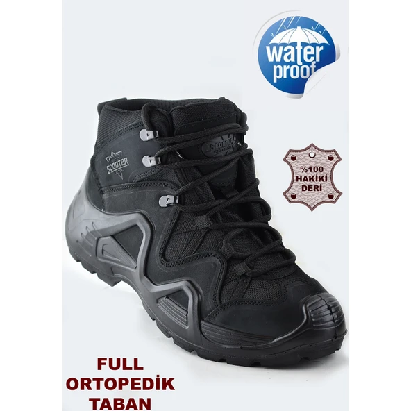 1492 Ortopedik SU GEÇİRMEZ Hakiki Deri Outdoor Erkek Bot Ayakkabı