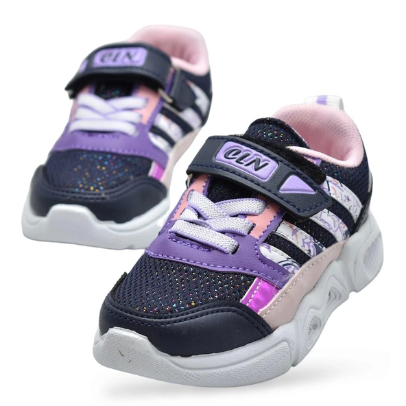 225SK TAM Ortopedik Taban Çocuk Spor Ayakkabı Işıklı Bebe Spor Ayakkabı - 7