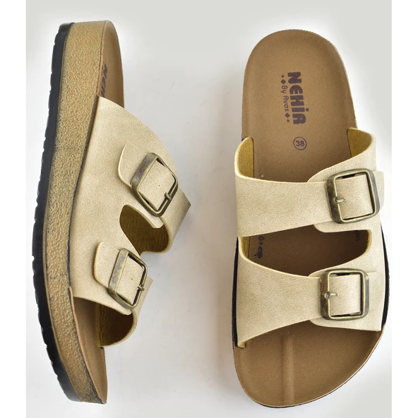 7070 TAM Ortopedik Taban Günlük Kadın Terlik Sandalet  Deniz Havuz Plaj Terliği - 7